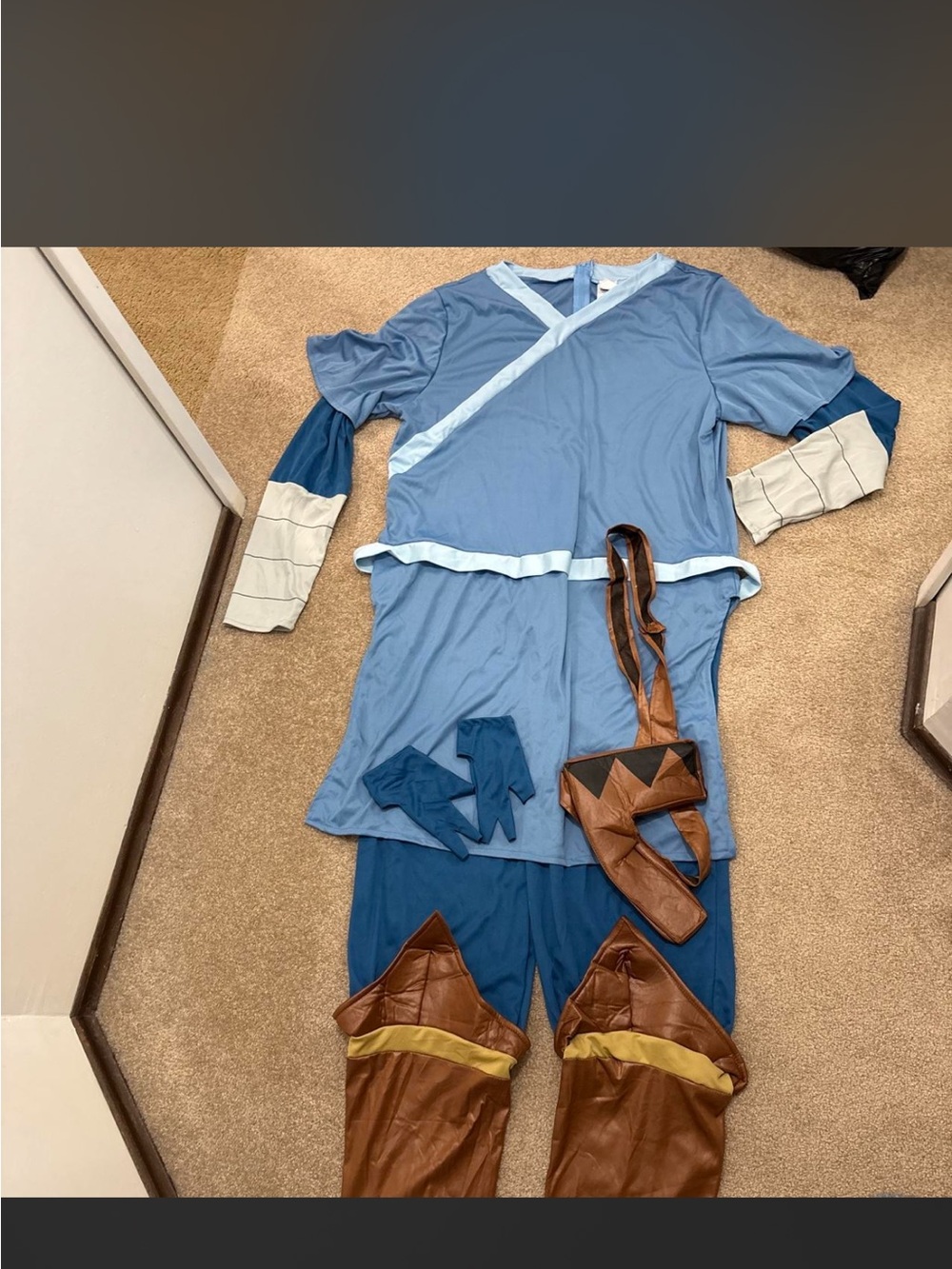 Men’s Avatar Sokka Cosplay Halloween Costume